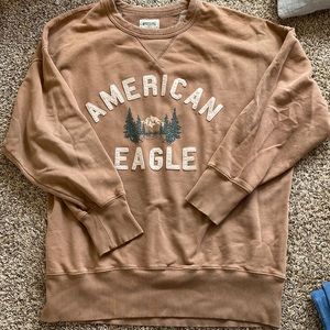 Like new American eagle crew neck, big for me but SUPER comfortable